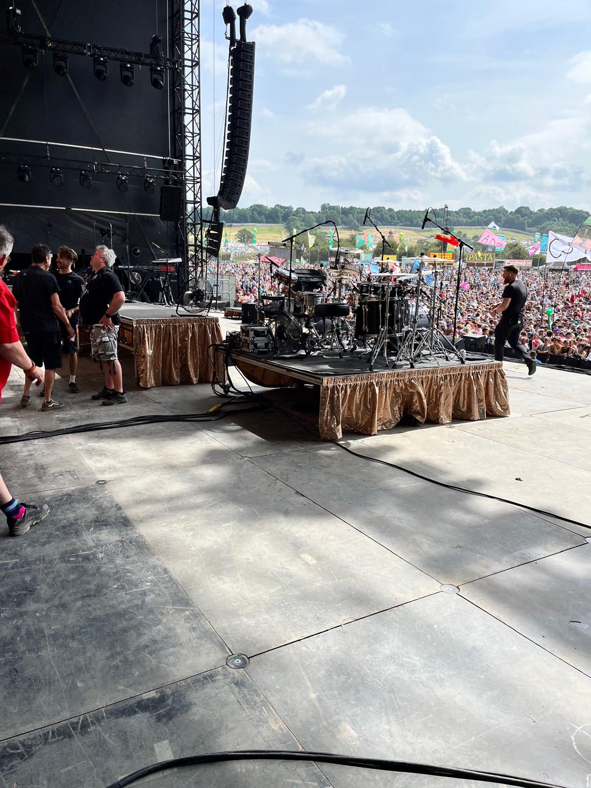 View from the Other Stage at Glastonbury Festival