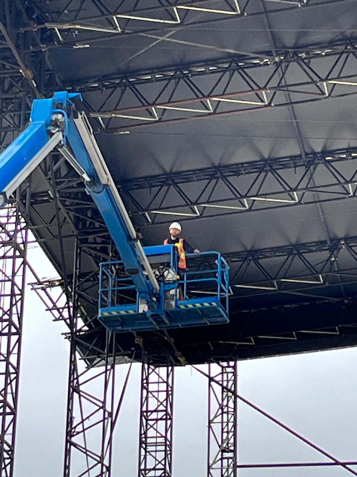 Work at height on the Other Stage